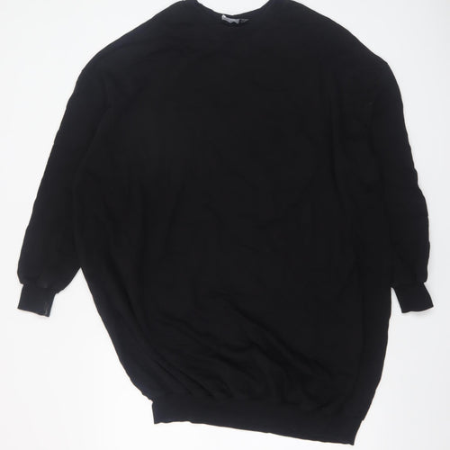ASOS Design Women’s Black Oversized Cotton Sweatshirt UK 8