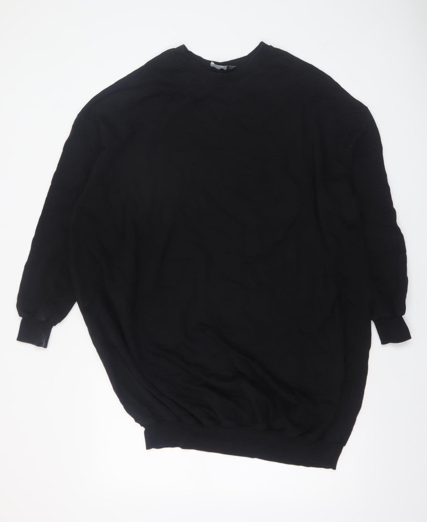 ASOS Design Women’s Black Oversized Cotton Sweatshirt UK 8
