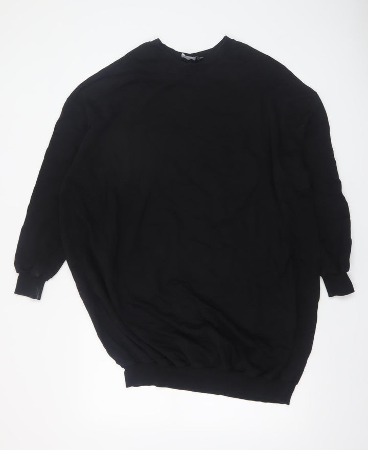 ASOS Design Women’s Black Oversized Cotton Sweatshirt UK 8