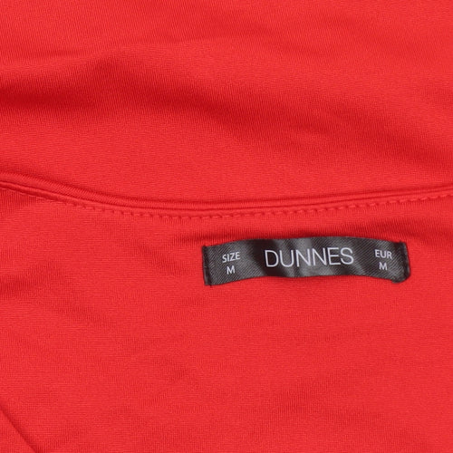 Dunnes Women Red Bodysuit Medium Sleeveless Scoop Neck Stretch