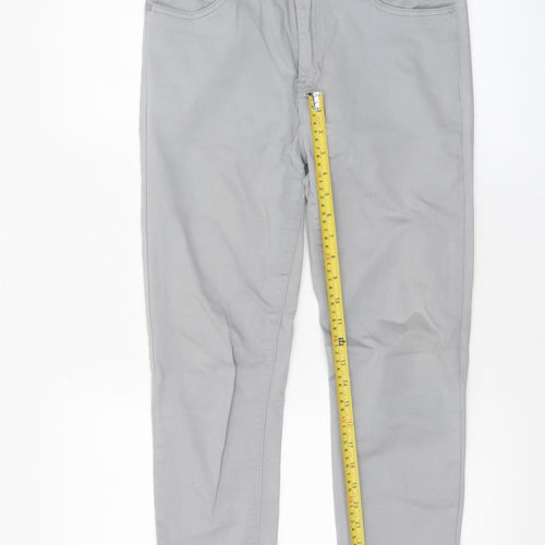 Paco Boutique Women Grey Size 12 Chino Trousers