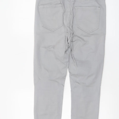 Paco Boutique Women Grey Size 12 Chino Trousers