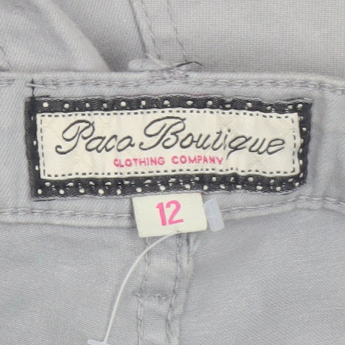 Paco Boutique Women Grey Size 12 Chino Trousers