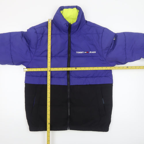 Tommy Jeans Men's Blue Puffer Jacket XS Winter Casual