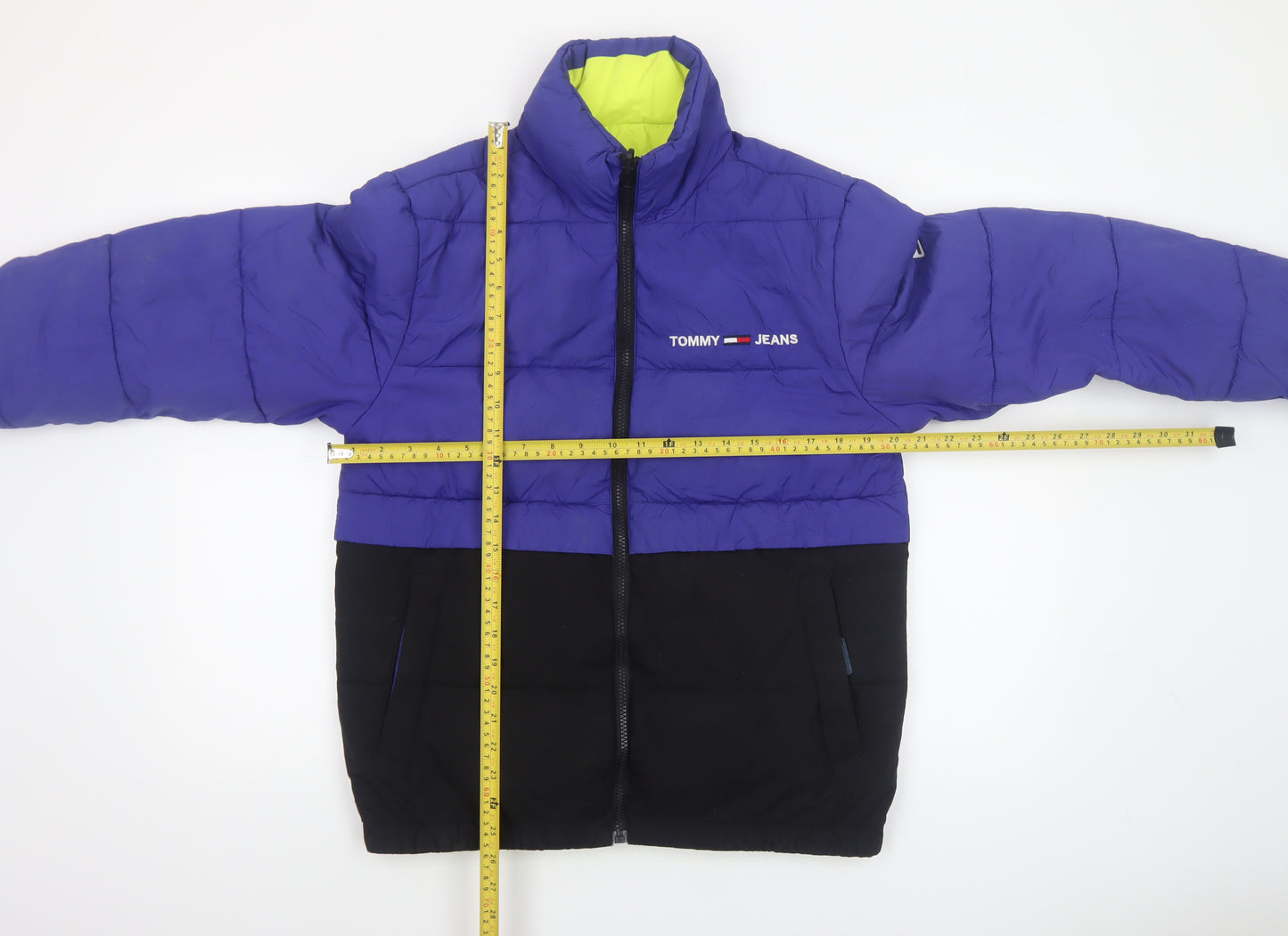 Tommy Jeans Men's Blue Puffer Jacket XS Winter Casual