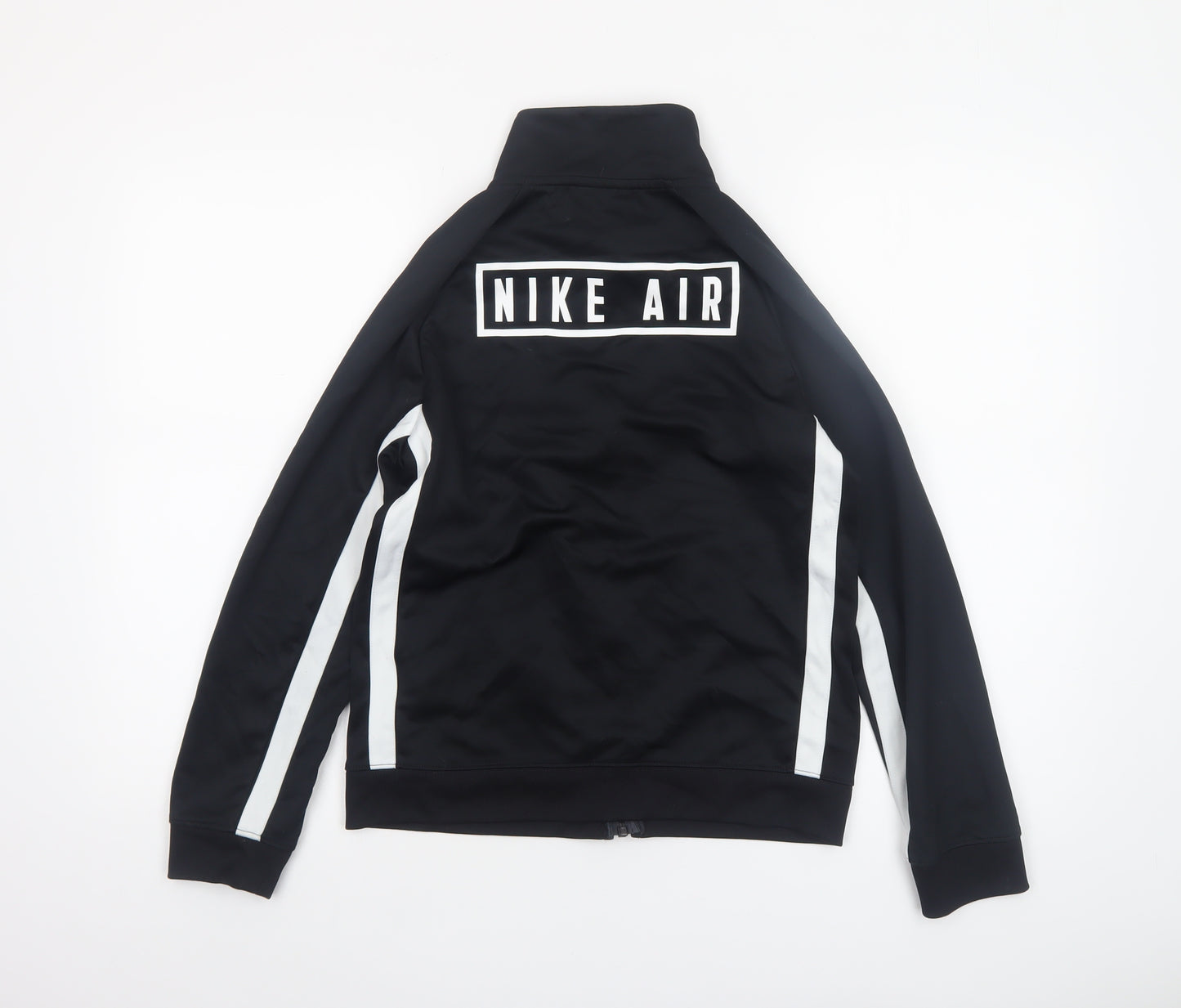Nike Boys Black Track Jacket L 147-158cm Full Zip Activewear Top