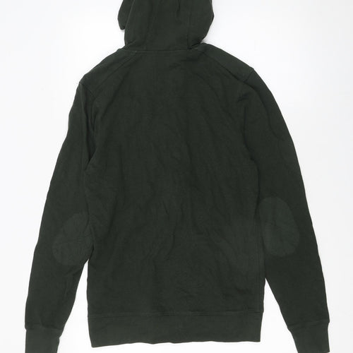 Black Jack Men's Green Full Zip Hoodie Size S Army Style Cotton