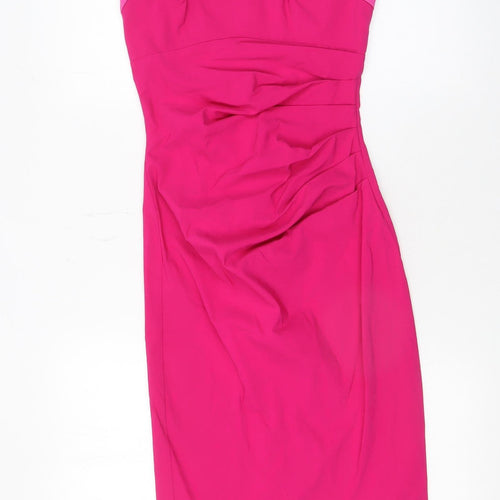 Hybrid Women's Pink Size 8 Bodycon Knee Length Dress
