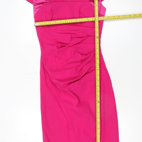 Hybrid Women's Pink Size 8 Bodycon Knee Length Dress