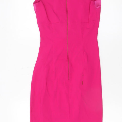 Hybrid Women's Pink Size 8 Bodycon Knee Length Dress