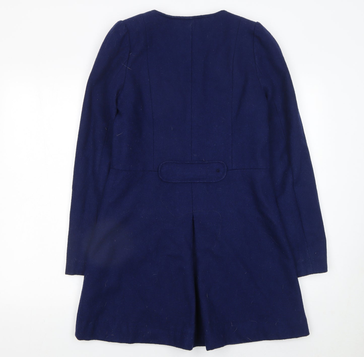 Vero Moda Women's Blue Wool Blend Military Coat XS