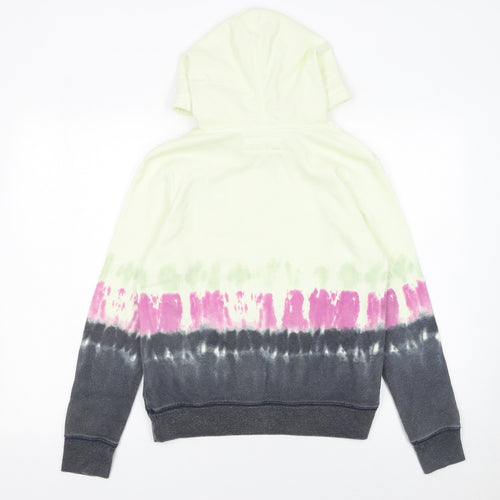 Abercrombie Kids Girls Multicoloured Tie-Dye Pullover Hoodie 13-14 Years