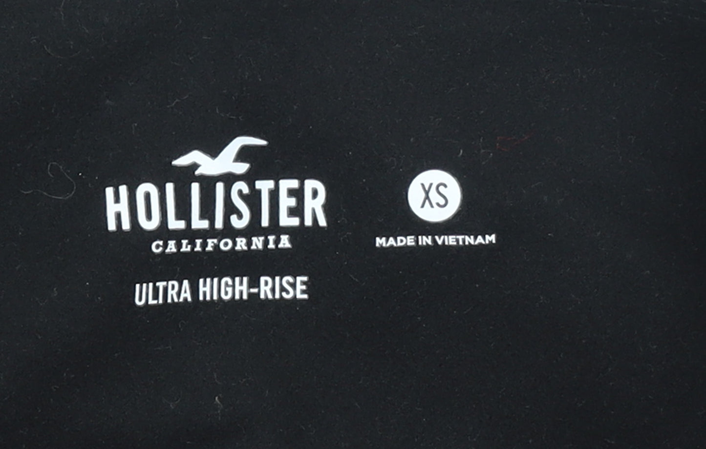 Hollister Women's Black Faux Leather High-Rise Leggings XS