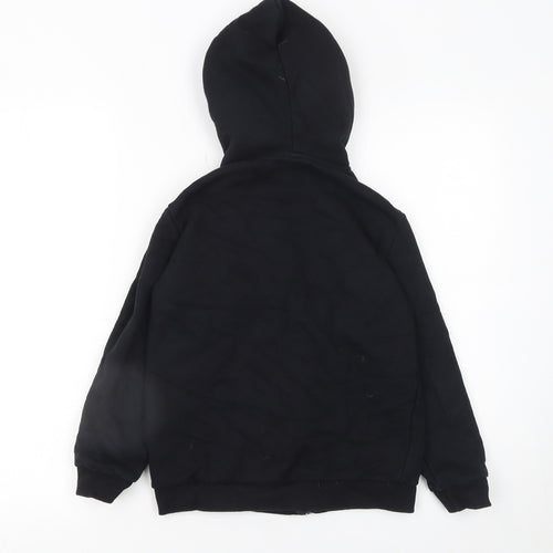 L.F.C. Boys Black Full Zip Fleece Hoodie 9-10 Years Football Logo