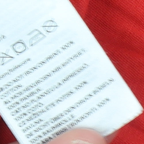 H&M Divided Women's Red USA Orlando Phys Ed Graphic T-Shirt XS