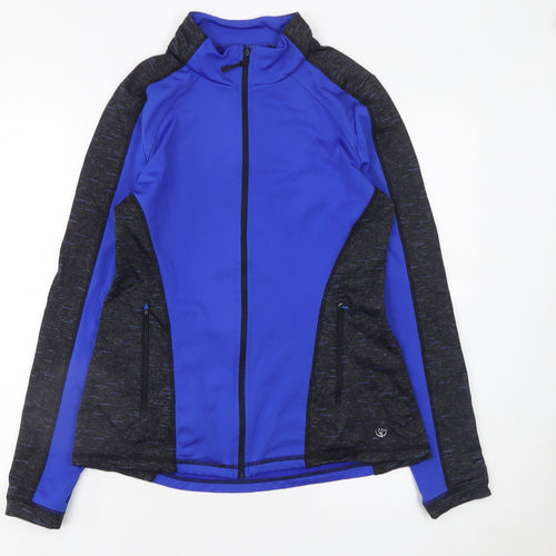 Dunnes Stores Womens Blue Slim Fit Track Jacket Size 10