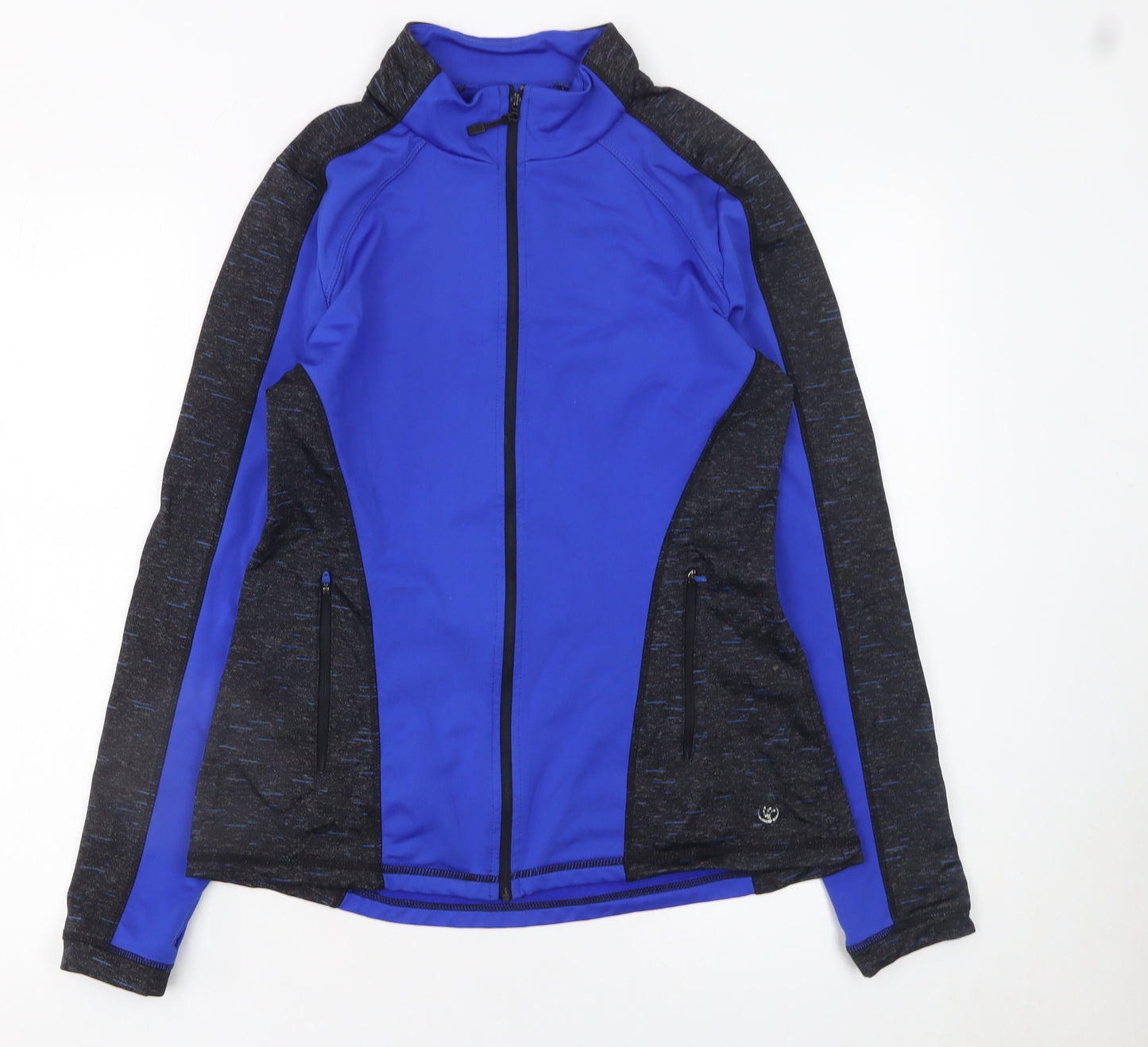 Dunnes Stores Womens Blue Slim Fit Track Jacket Size 10
