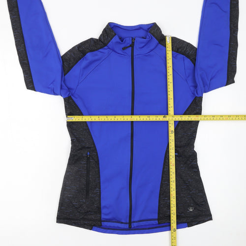 Dunnes Stores Womens Blue Slim Fit Track Jacket Size 10