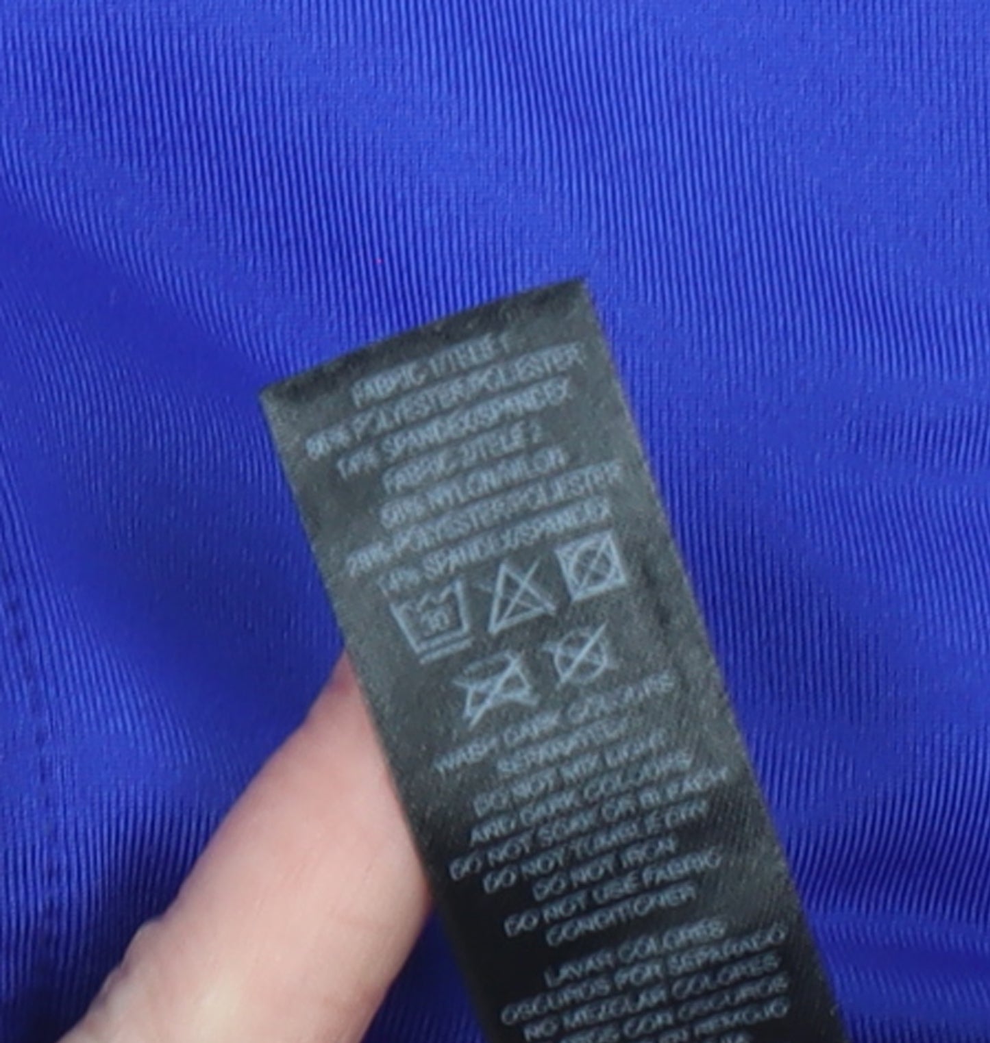 Dunnes Stores Womens Blue Slim Fit Track Jacket Size 10