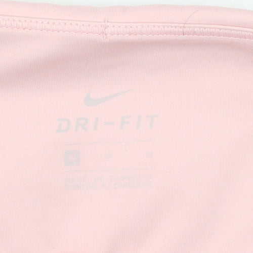 Nike Womens Pink Dri-FIT Leggings M Sports Stretch Trousers