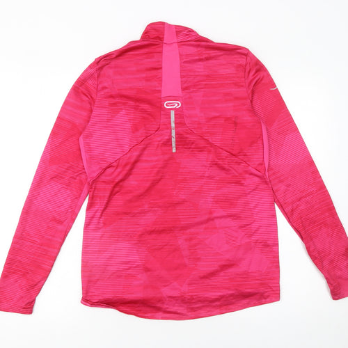 Kalenji Women’s Pink 1/2 Zip Running Sweatshirt Size 12