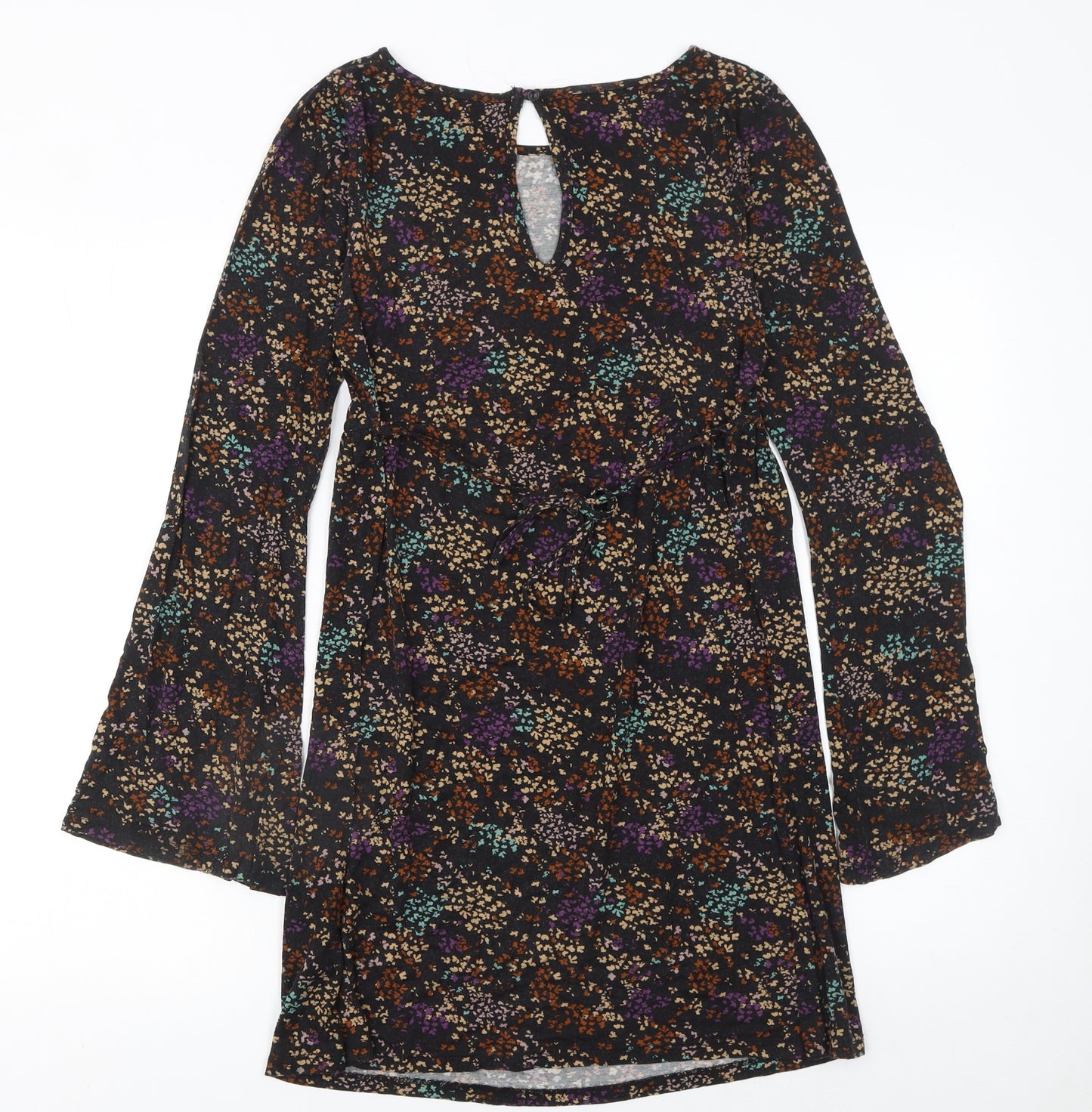 Warehouse Women’s Multicoloured Floral A-Line Dress UK 10