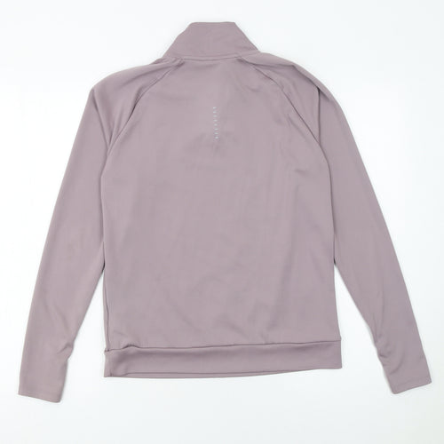 Nike Women's Mauve 1/4 Zip Dri-FIT Running Sweatshirt XS