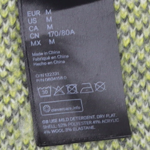 Pringle of Scotland x H&M Women's Grey Argyle Wool Blend Pencil Skirt Size M