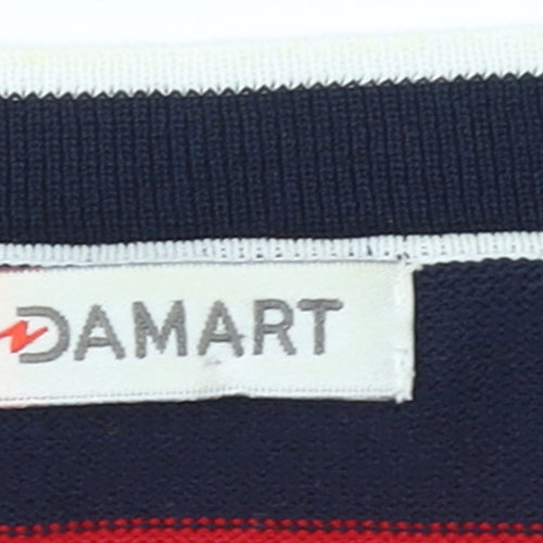 Damart Women’s Multicoloured Striped Sequin Pullover Jumper Size 18