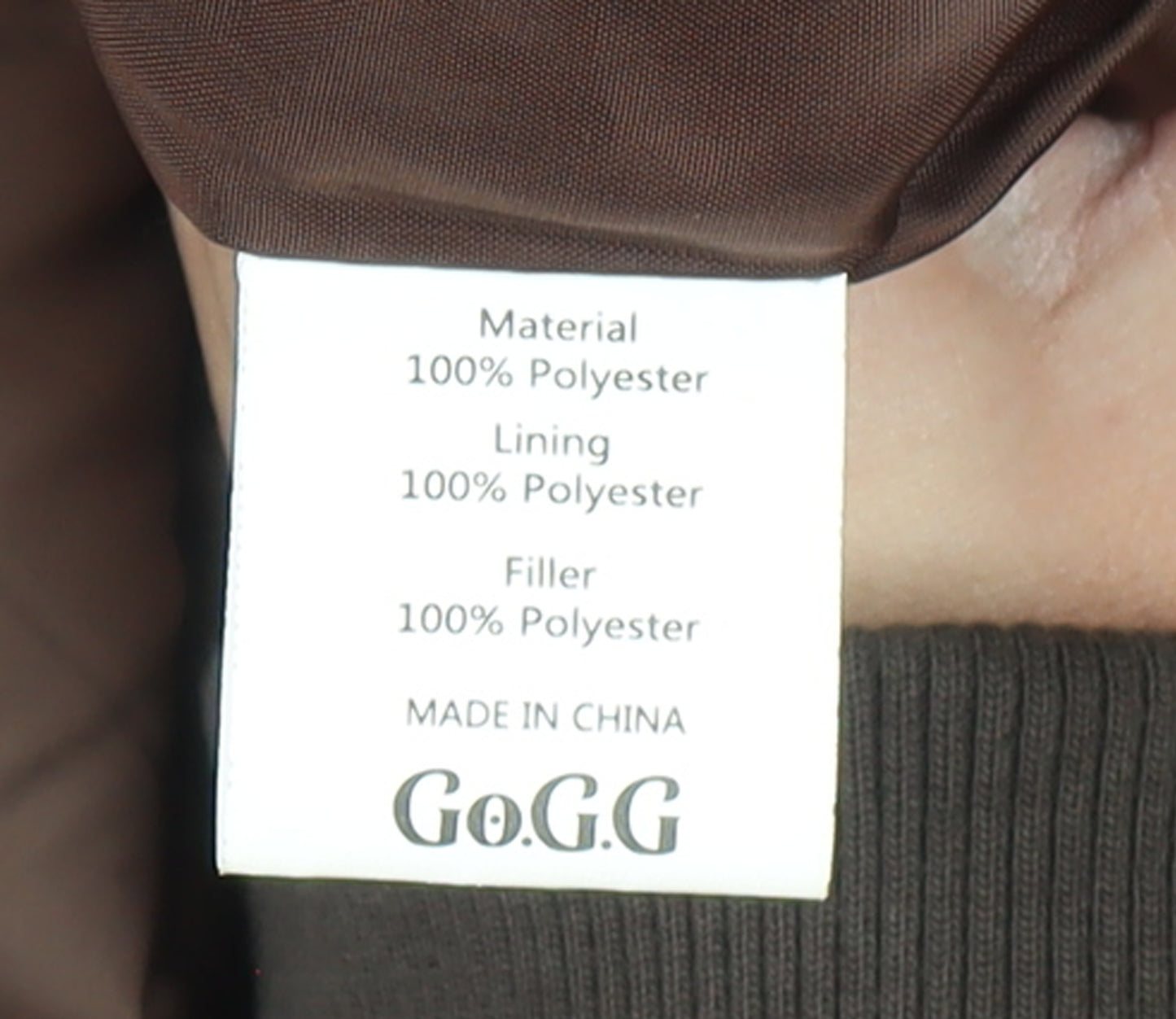 Go.G.G Women Brown Belted Puffer Coat M Mid-Length Quilted Winter Jacket
