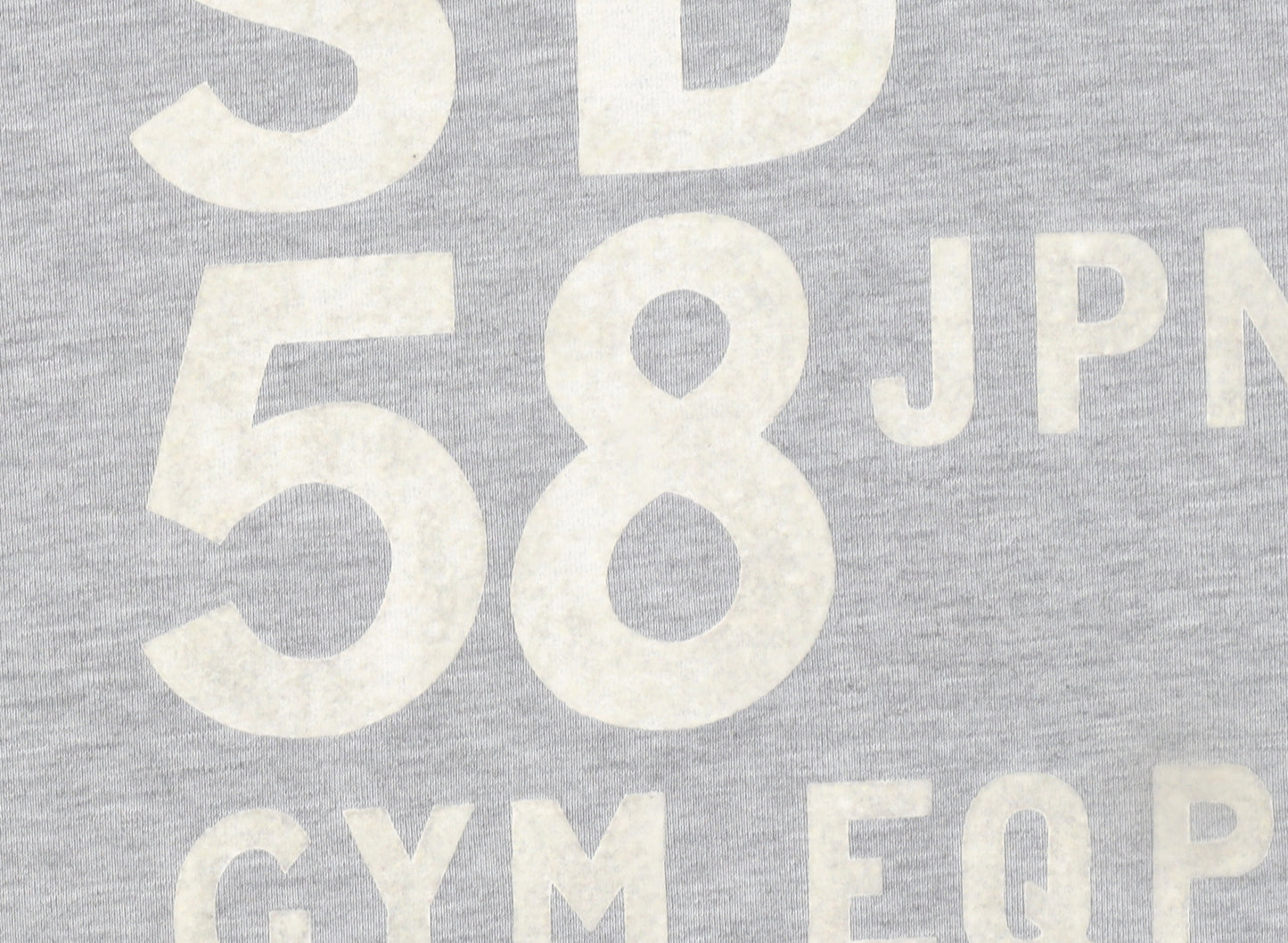Superdry Men's Grey Pullover Hoodie Large Gym Graphic Print