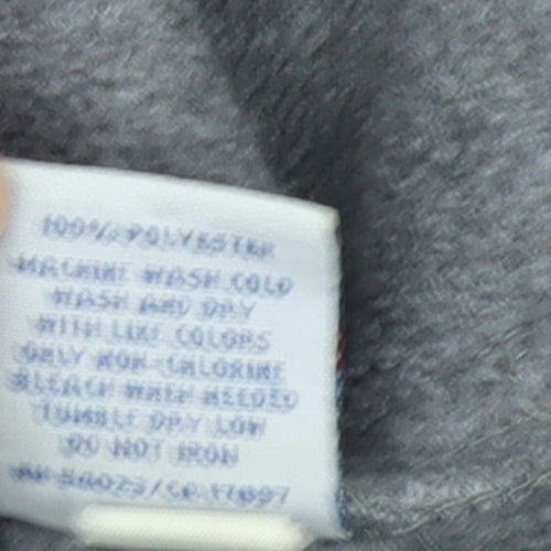 Old Navy Men's Grey Fleece 1/4 Zip Pullover Jacket M