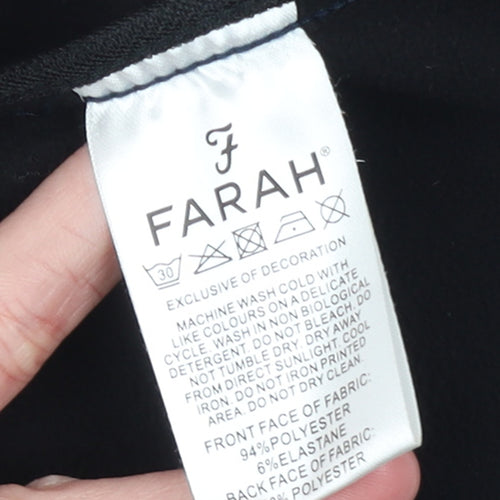 Farah Men's Blue Softshell Jacket Size S Regular Fit Zip Up