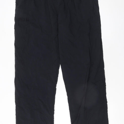 O'Neills Mens Black 2XL Nylon Straight Track Pants with Zips