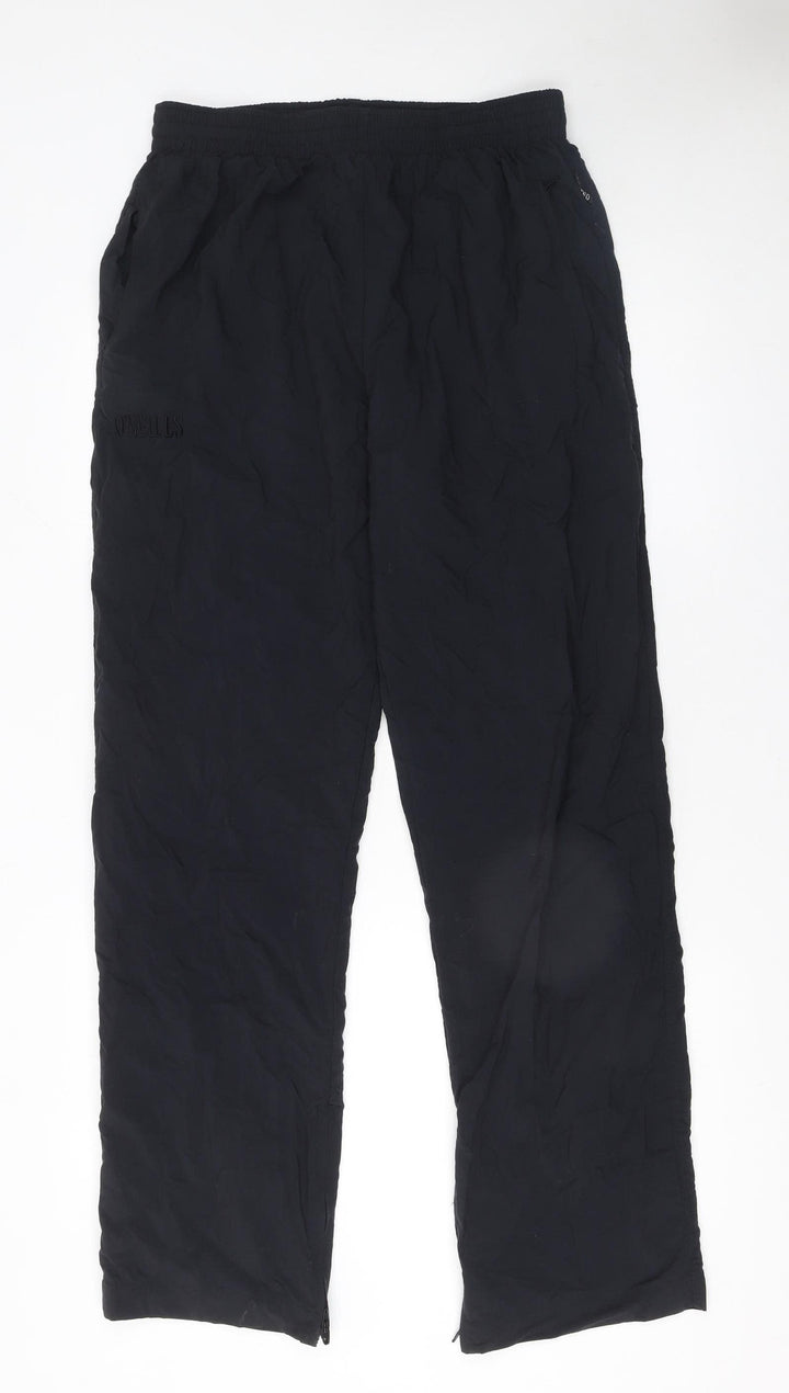 O'Neills Mens Black 2XL Nylon Straight Track Pants with Zips