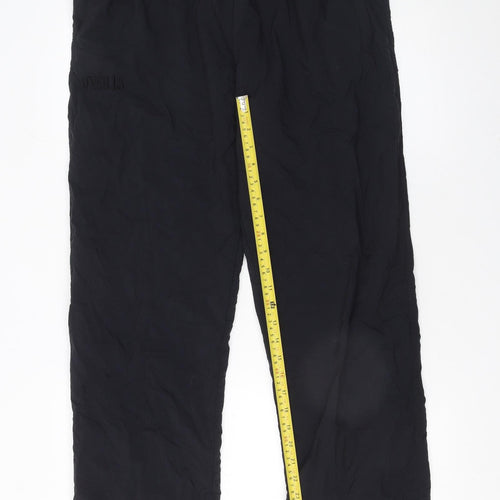 O'Neills Mens Black 2XL Nylon Straight Track Pants with Zips