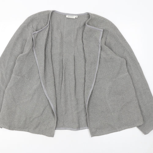 Masai Women’s Grey Knit Open Long Sleeve Cardigan M