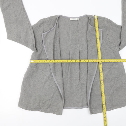 Masai Women’s Grey Knit Open Long Sleeve Cardigan M