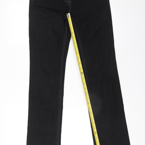 Etam Women Black Straight Slim Fit Jeans Size 8
