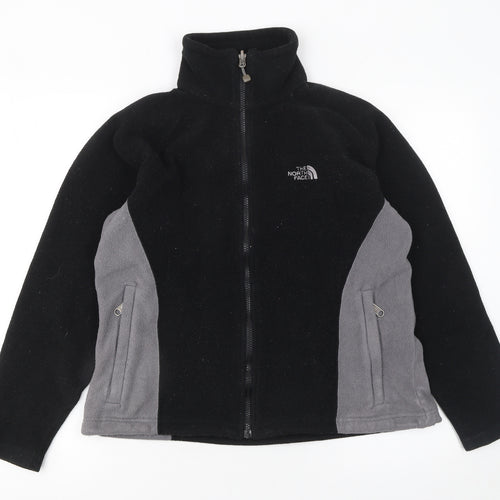 The North Face Womens Black Fleece Full Zip Jacket Size M