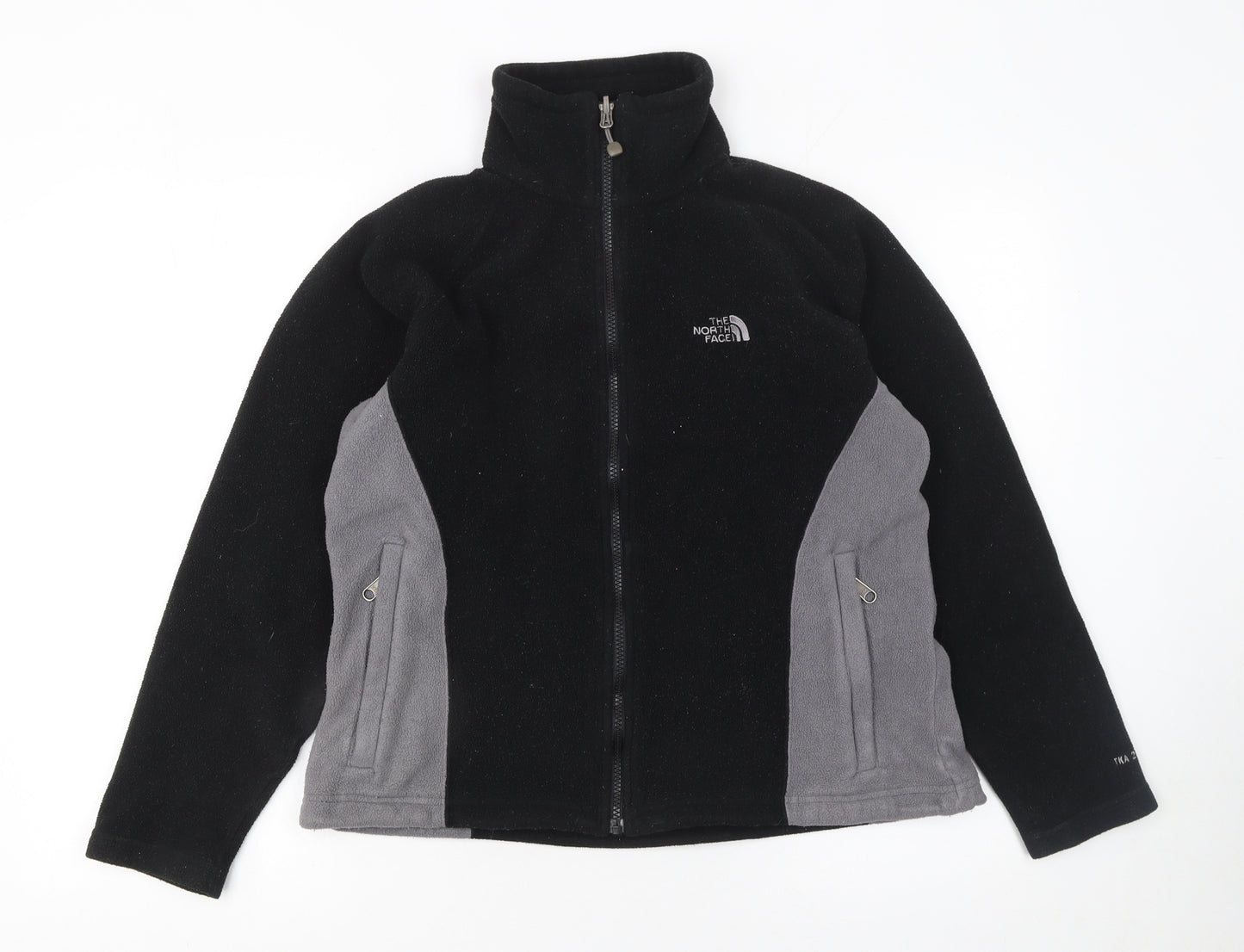 The North Face Womens Black Fleece Full Zip Jacket Size M