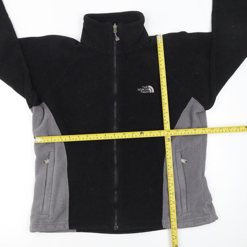 The North Face Womens Black Fleece Full Zip Jacket Size M