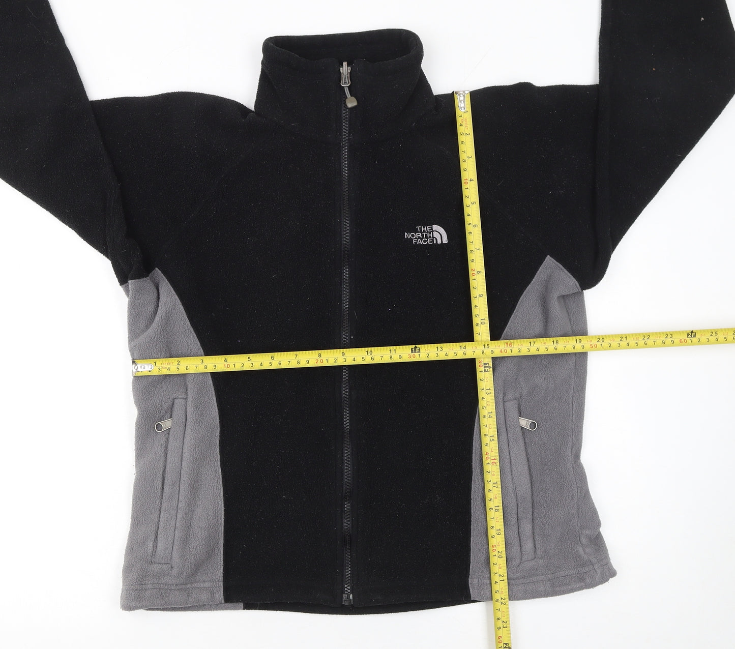 The North Face Womens Black Fleece Full Zip Jacket Size M
