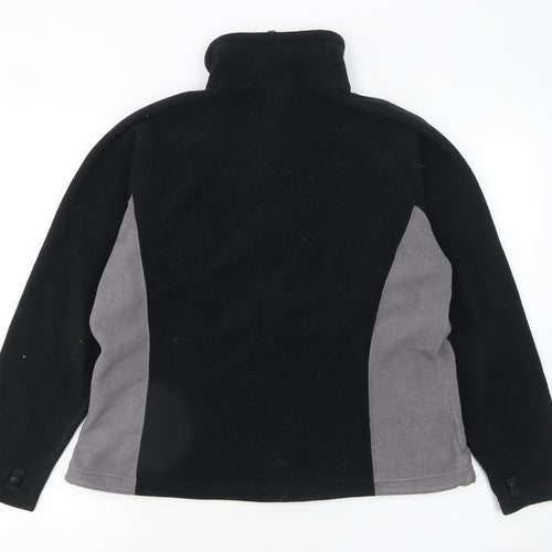 The North Face Womens Black Fleece Full Zip Jacket Size M