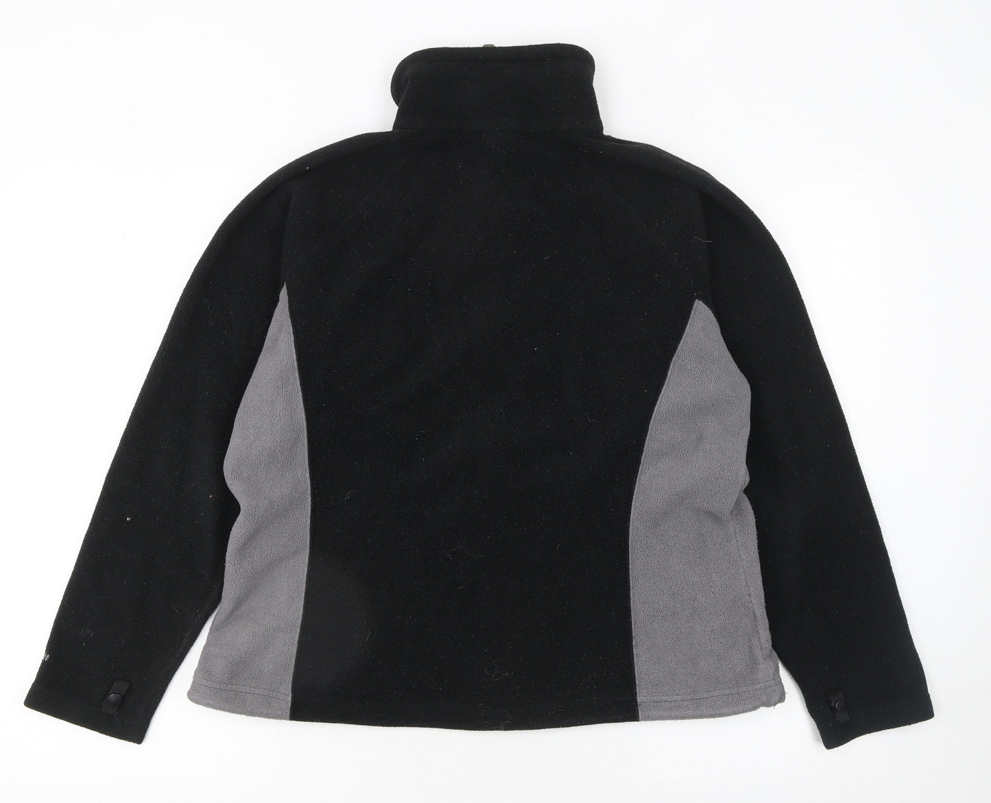 The North Face Womens Black Fleece Full Zip Jacket Size M