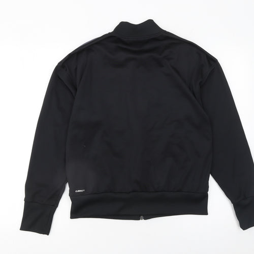 Adidas Womens Black Full Zip Climalite Sweatshirt Size S