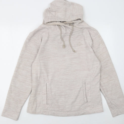 Portwest Women's Beige Hooded Pullover Hoodie Size 14 Recycled Polyester