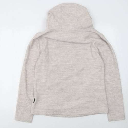 Portwest Women's Beige Hooded Pullover Hoodie Size 14 Recycled Polyester