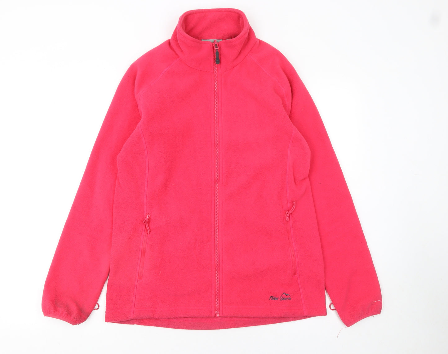 Peter Storm Womens Pink Fleece Full Zip Jacket Size 12