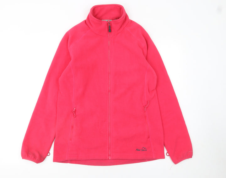 Peter Storm Womens Pink Fleece Full Zip Jacket Size 12
